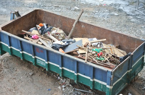 Site clearance work in Finsbury Park