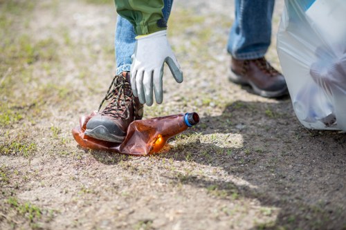 Community members disposing of hazardous waste